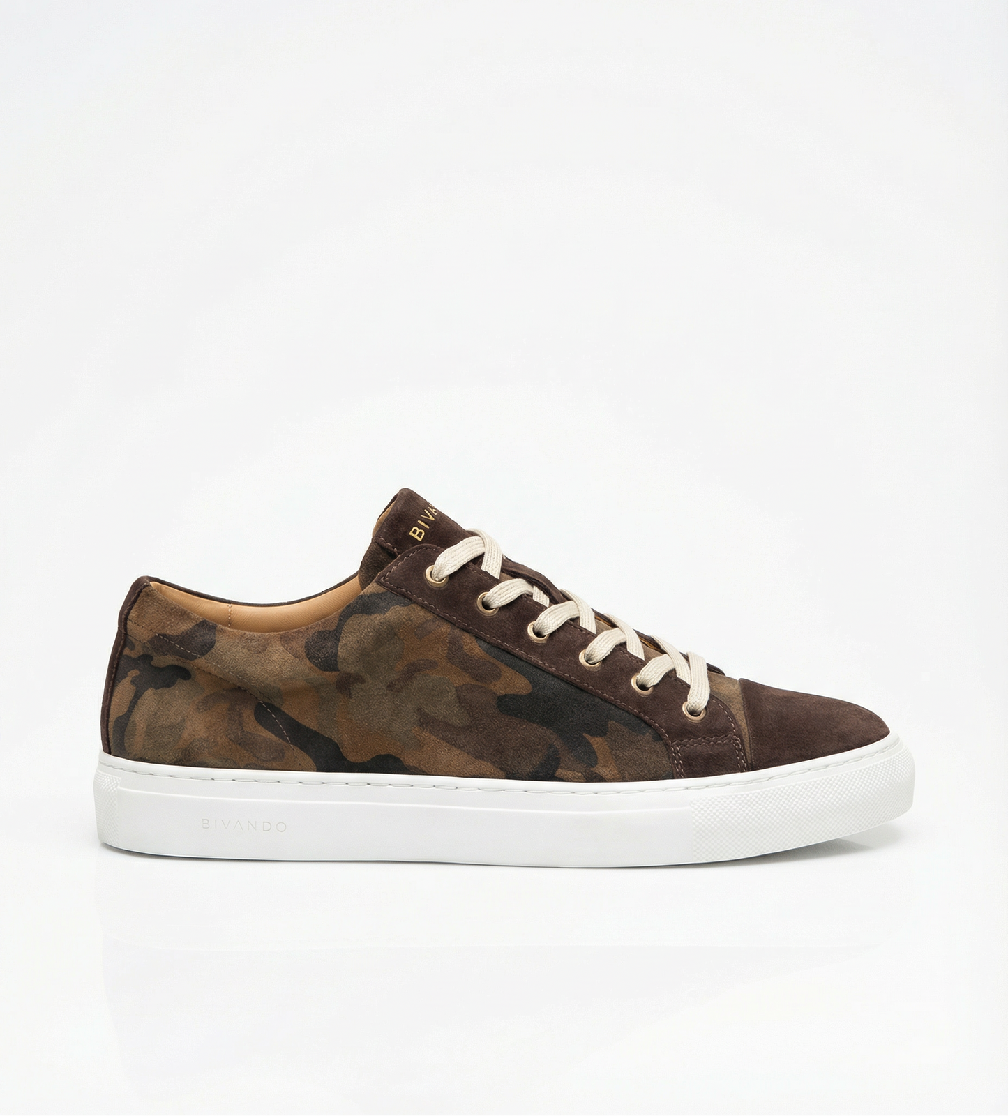 Bivando KA 1 brown kamouflage-sneaker från sidan