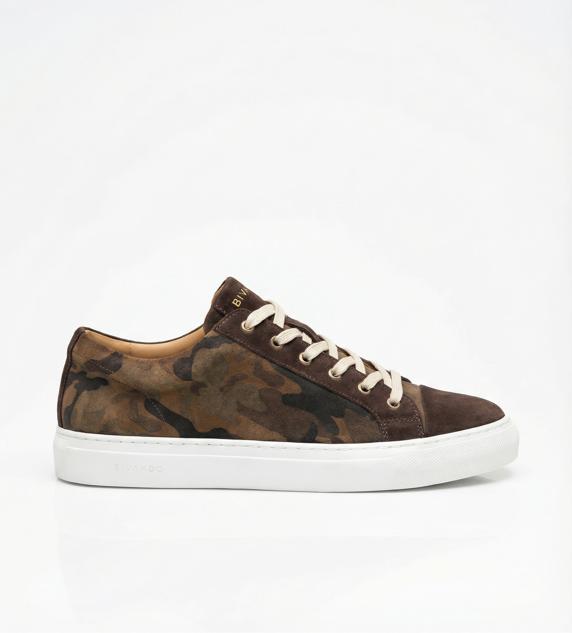 Bivando KA 1 brown kamouflage-sneaker från sidan