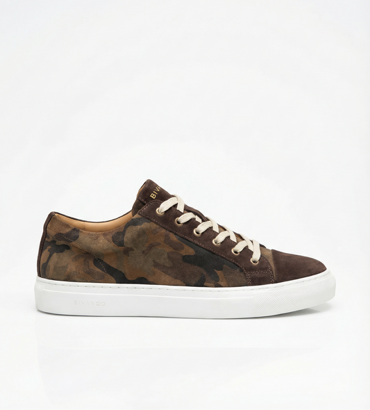 Bivando KA 1 brown kamouflage-sneaker från sidan